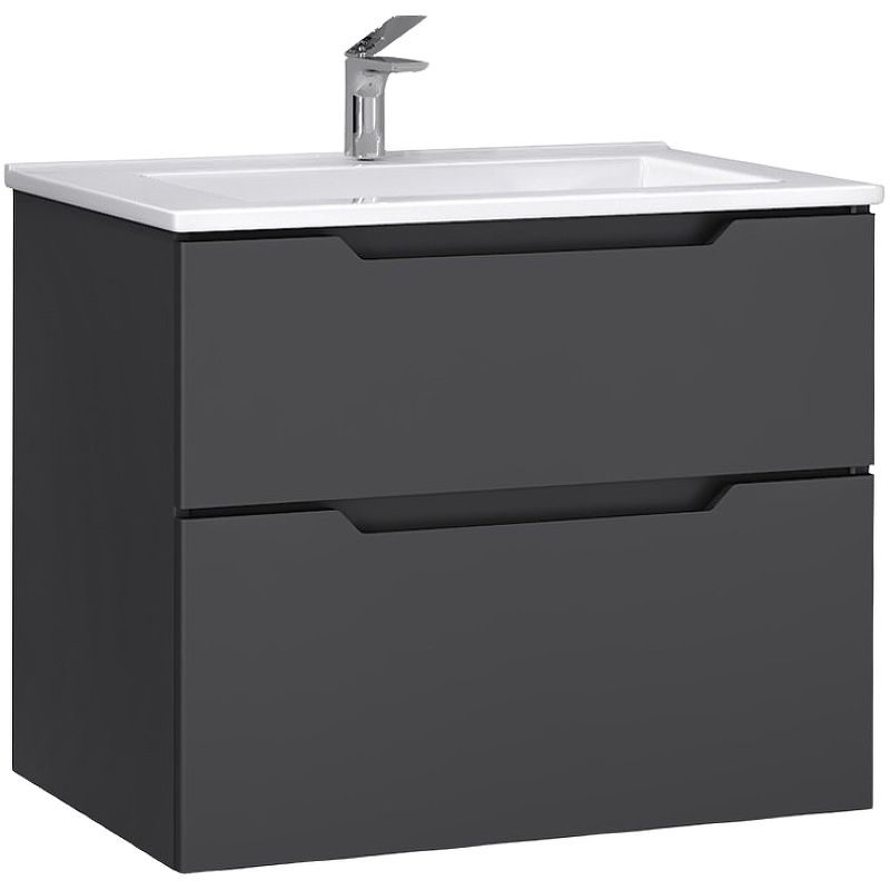 Приобрести jorno тумба подвесная slide 75 см , антрацит