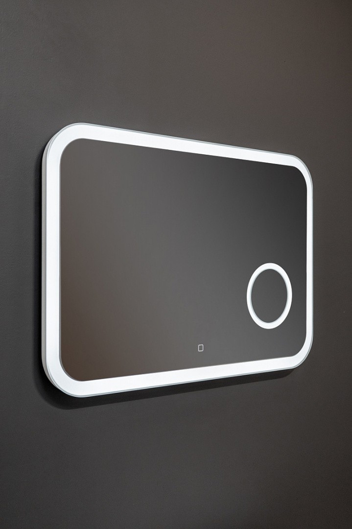 Приобрести azario зеркало эльза-2 100х80см c подсветкой, сенсор выключатель, диммер, подогрев led-00002478