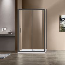 Vincea Душевое ограждение Garda 90х120 см, прозрачное, оружейная сталь VSR-1G9012CLGM