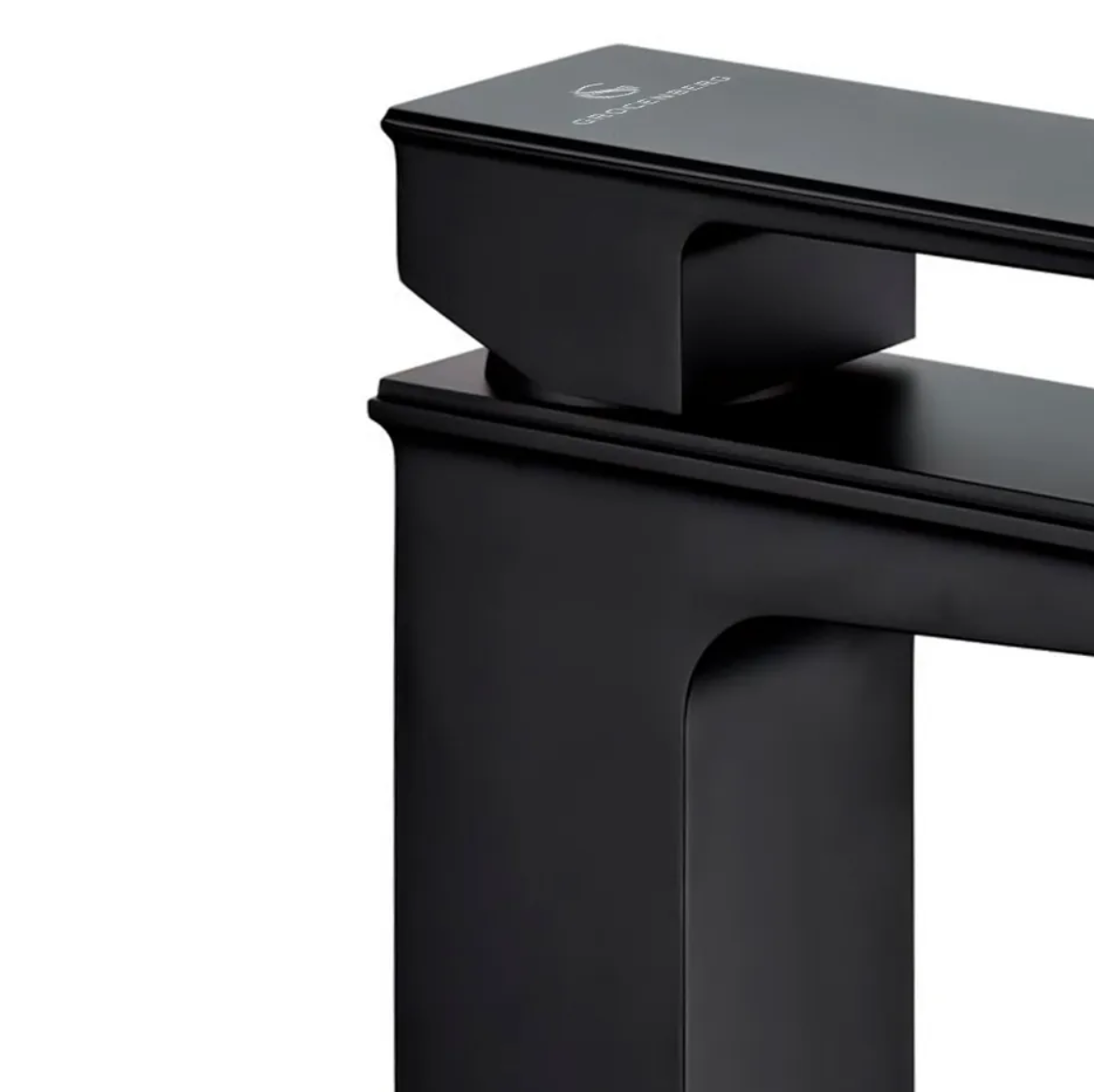 Приобрести grocenberg смеситель для раковины, черный матовый gb2088bl