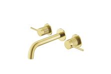 Vincea Смеситель для раковины Groove, настенный, брашированое золото VBFW-4G1BG4