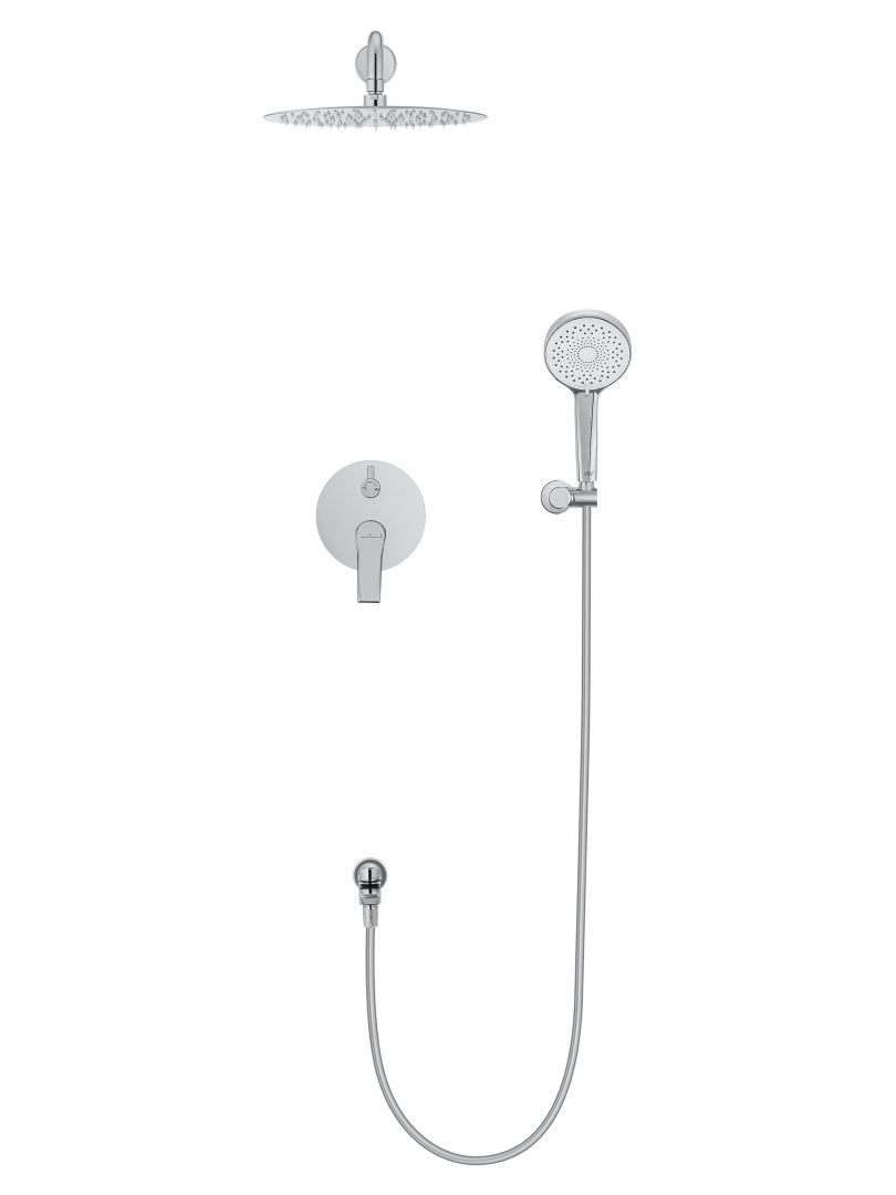 Приобрести душевая система встраиваемая wonzon & woghand brilliant, хром (ww-88939079-cr)