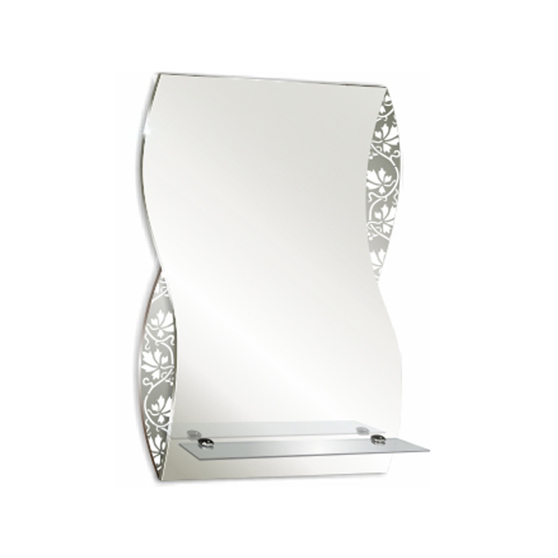 Приобрести loranto зеркало аква мт 39х60, с полкой, с декоративным элементом фр-00000707