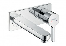 31163000 Metris S Смеситель для раковины, однорычажный, излив 225 мм, СМ (нужна СЧ 13622180)