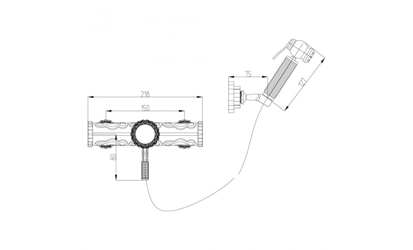 Приобрести lemark смеситель jasmine с гигиеническим душем, темная бронза lm6618orb