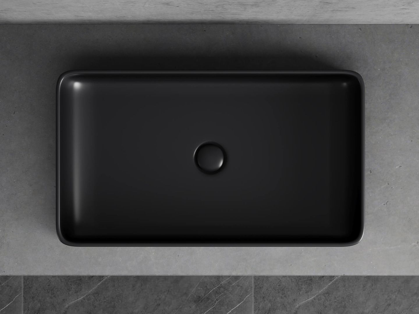 Приобрести hayzburg накладная раковина чаша 61х35 см, черный матовый hb-0038mb