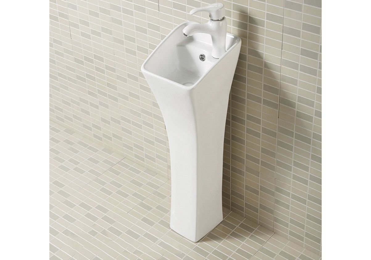 Приобрести раковина напольная ceramalux 25 см m 9012