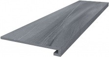 Ступень Kerama Marazzi Роверелла Клееная серая