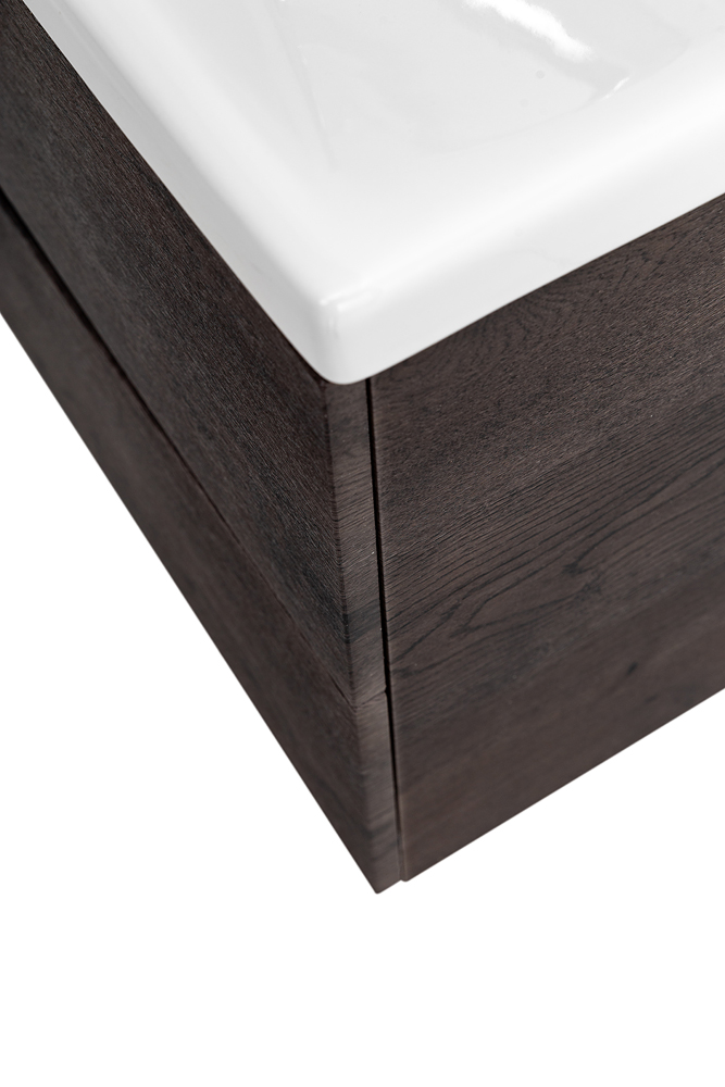 Приобрести belbagno тумба с раковиной marino-cer 80 см, подвесная rovere nature grigio, белая раковина