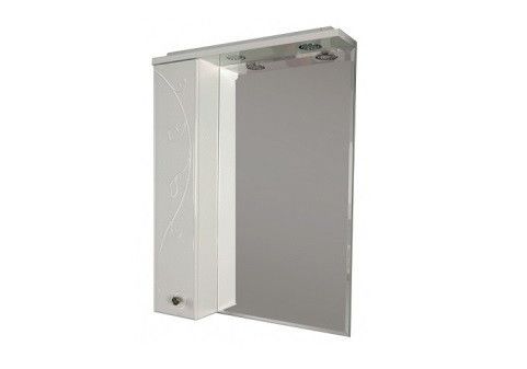 Приобрести зеркало-шкаф акватон лиана 65 см, белое