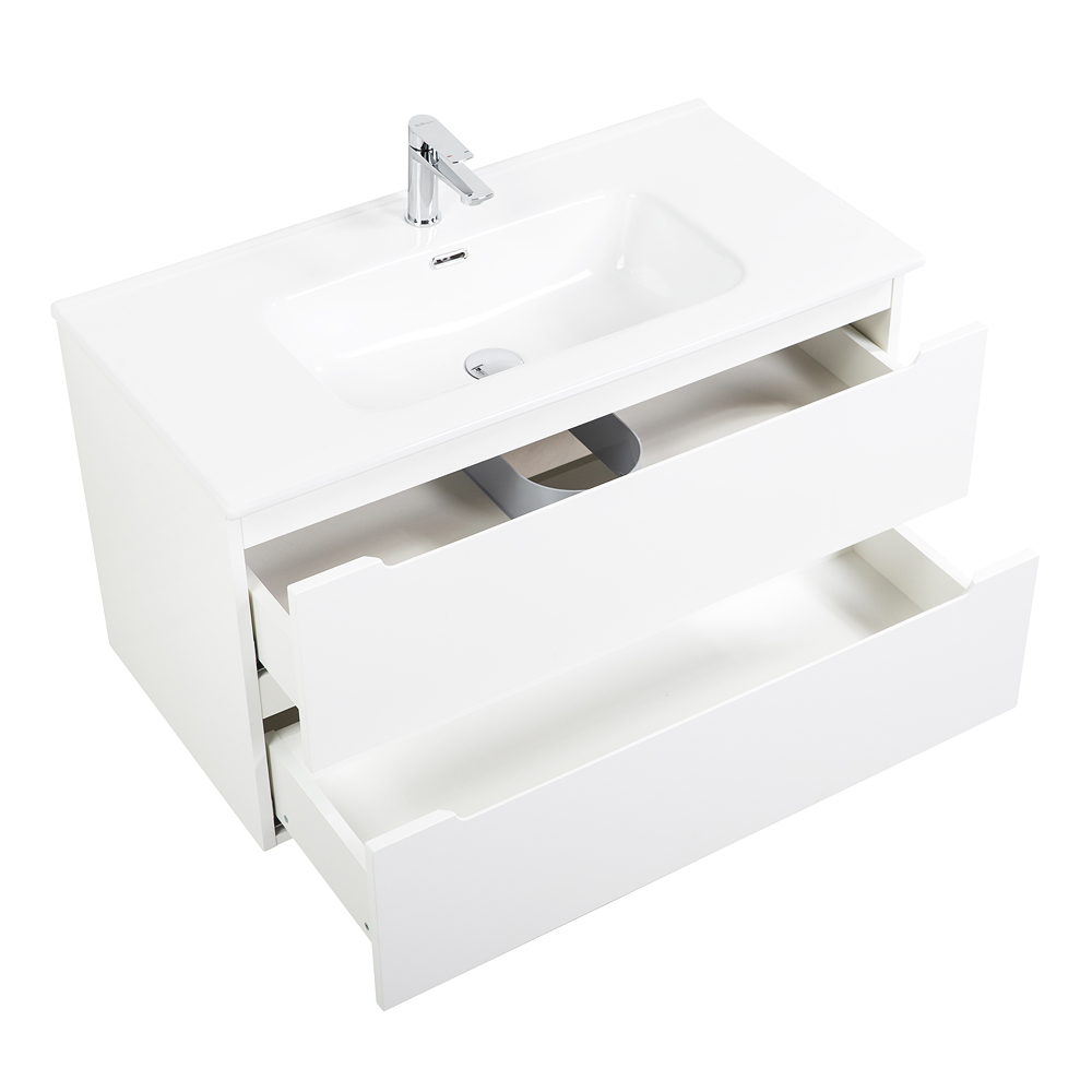 Приобрести belbagno тумба с раковиной etna 80 см, подвесная bianco opaco, белая раковина