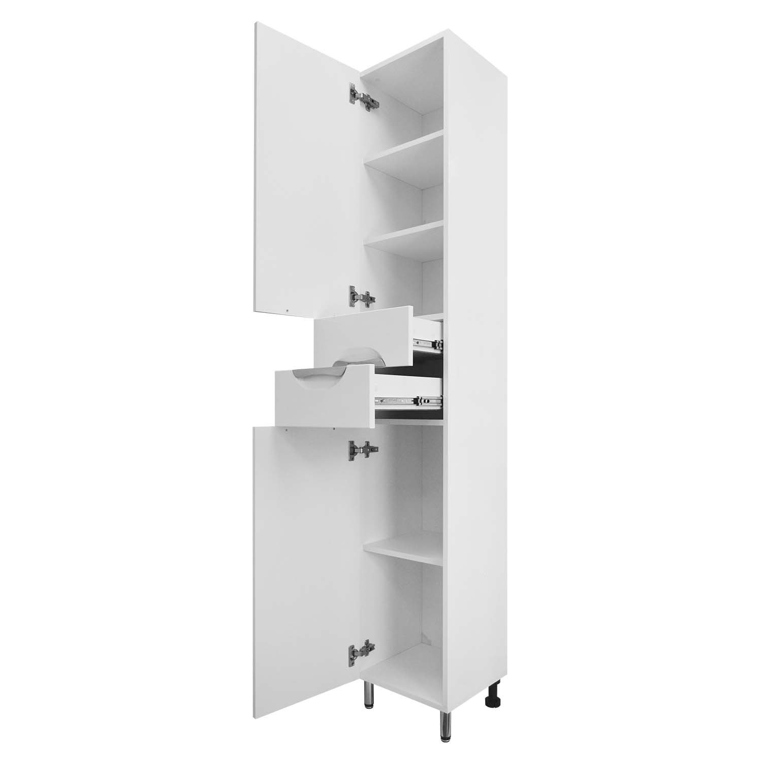 Приобрести loranto пенал стиль 35х197 см, левосторонний, белый (cs00024793)