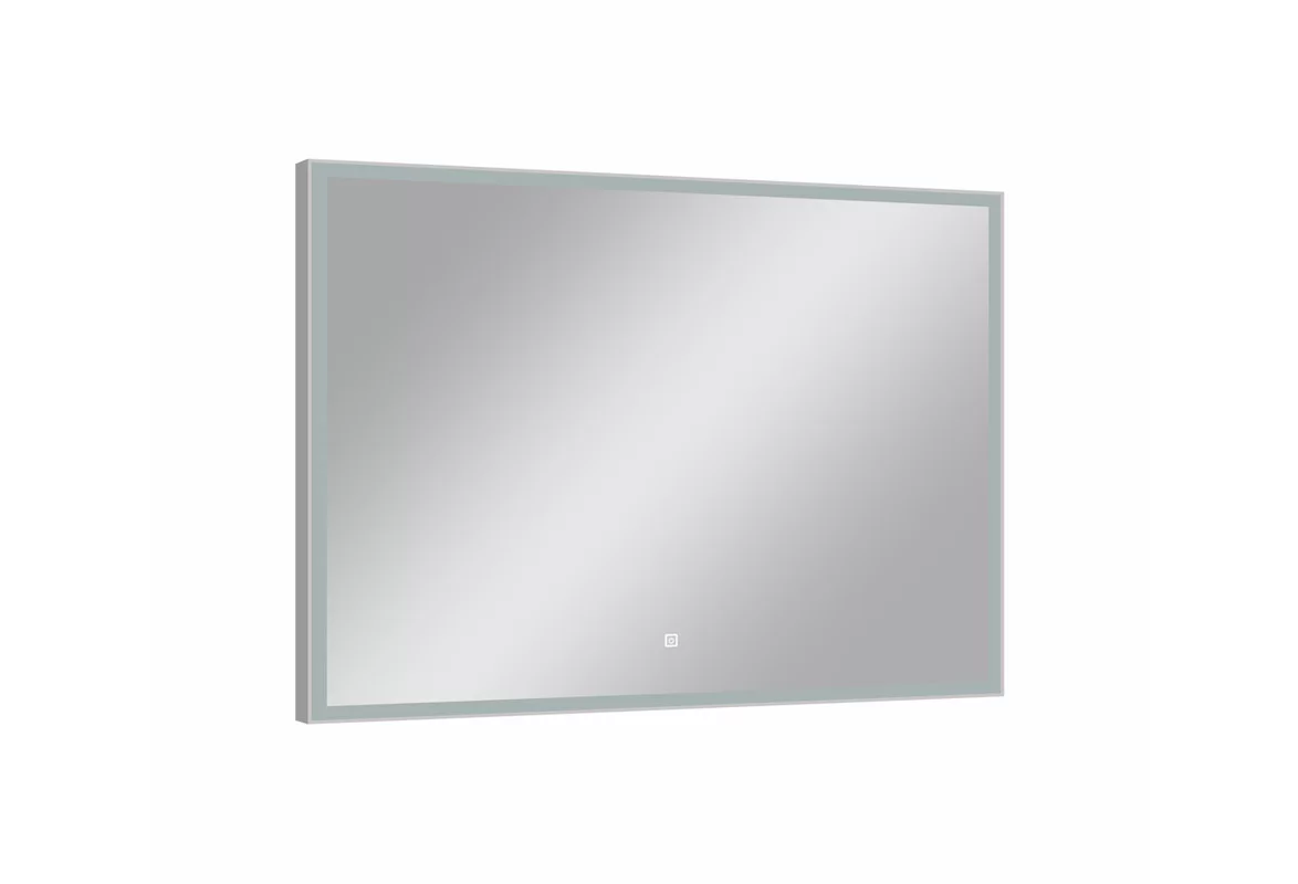 Приобрести continent зеркало с подсветкой sting 100х70 см, серое
