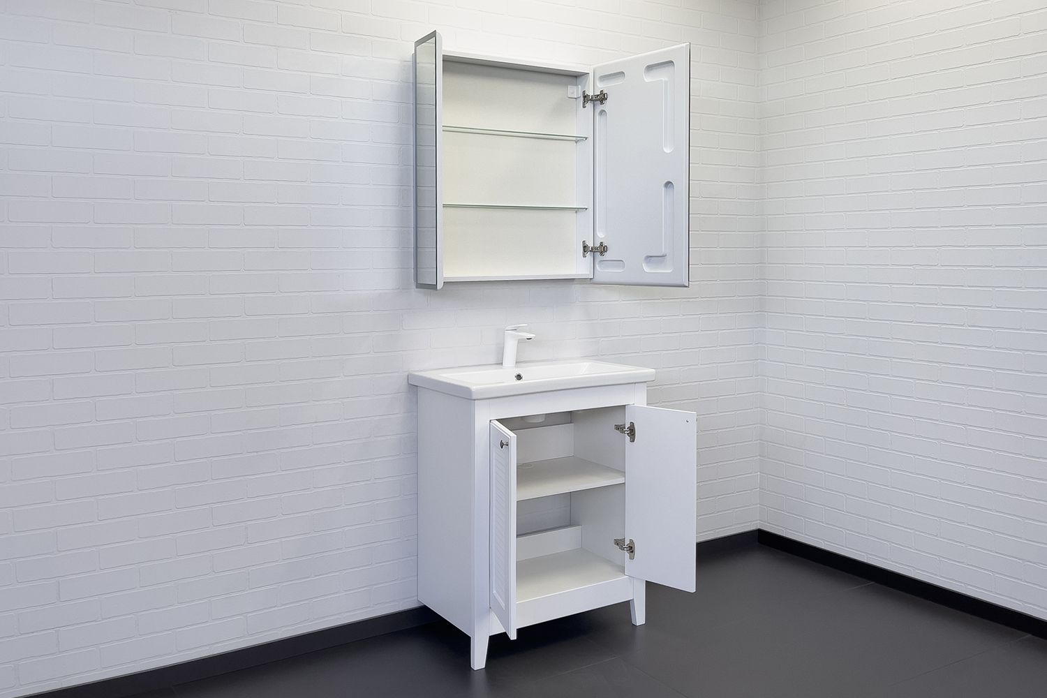 Приобрести сomforty зеркало-шкаф классик-70 с подсветкой, бесконтактный включатель