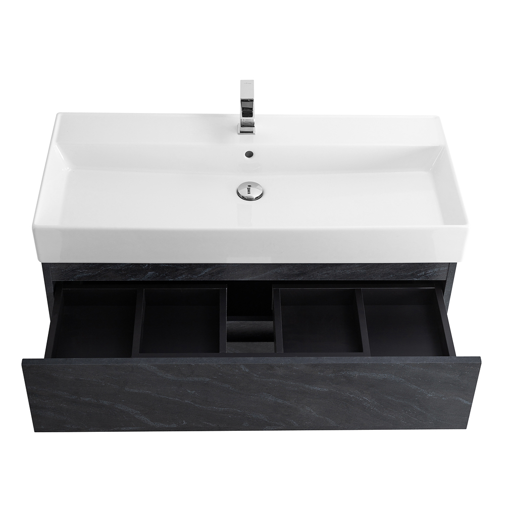 Приобрести cezares тумба подвесная с раковиной molveno 46 100 см antracite, антрацит molveno 46-100-2c-so-antr