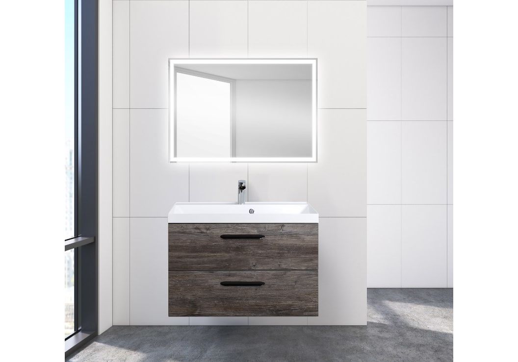 Приобрести тумба подвесная с раковиной belbagno aurora-800-2c-so-pp 80 см, pino pasadena