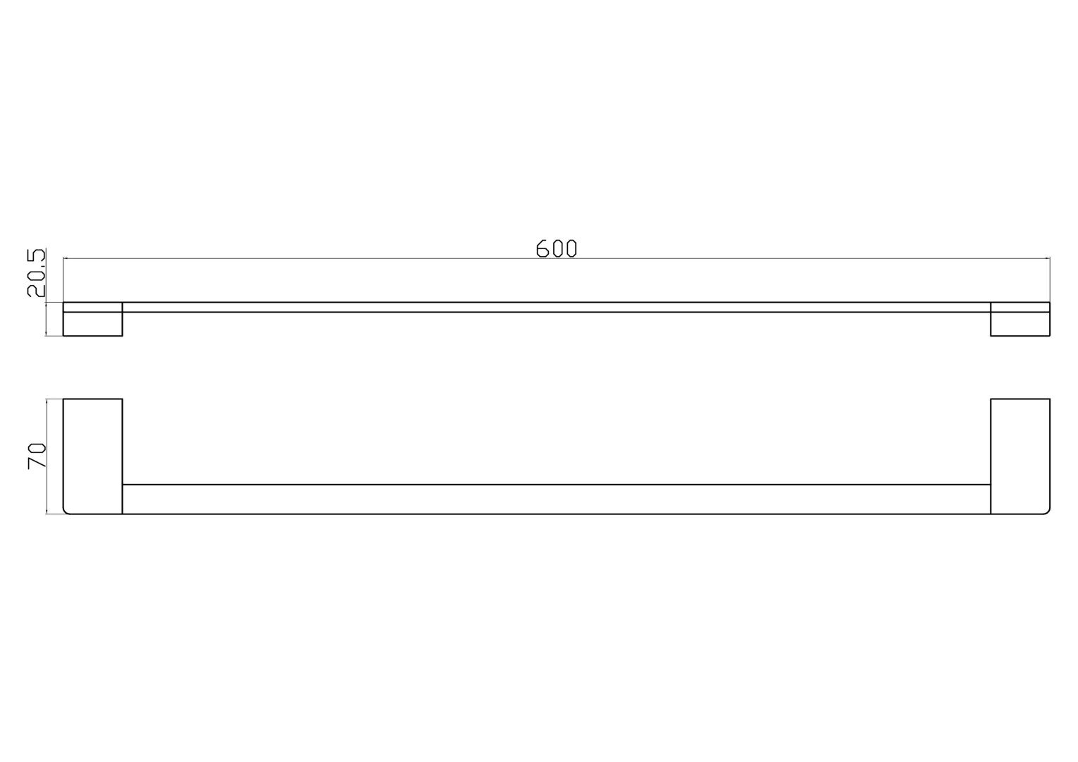 Приобрести вешалка для полотенец wonzon & woghand eclipse, глянцевое золото (ww-9112-lg)