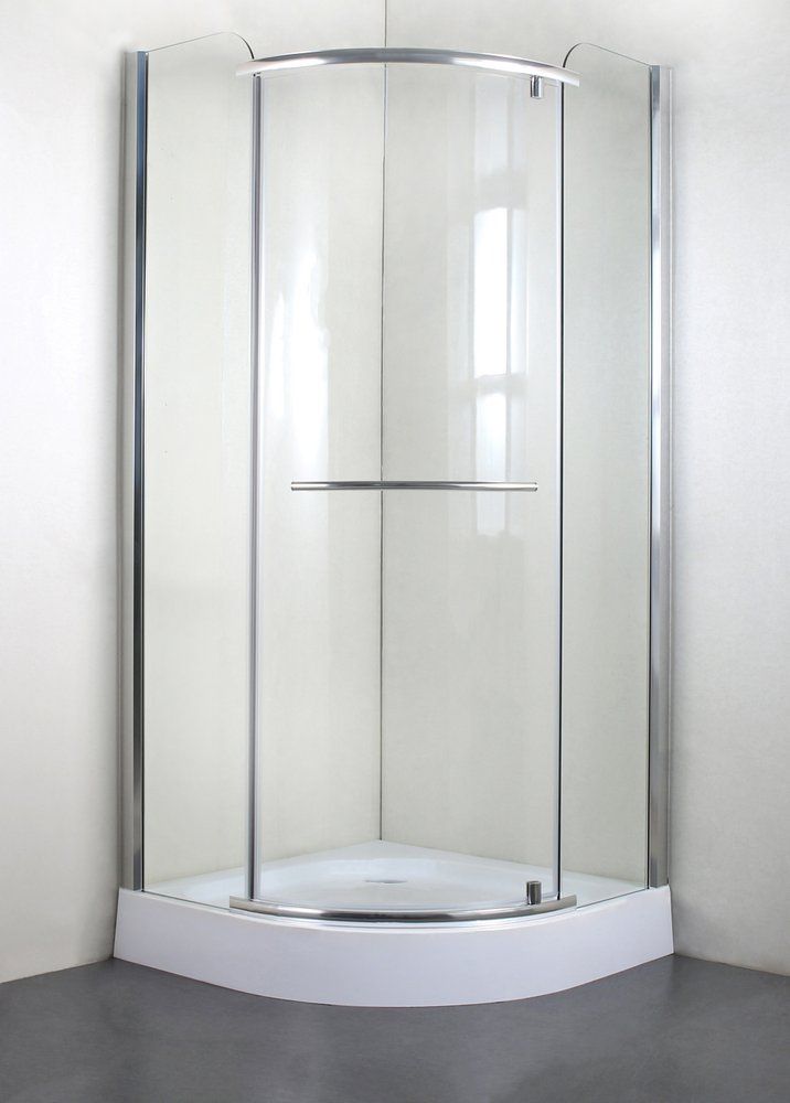 Приобрести grossman душевое ограждение classic 90х90 см, полукруглое хром\прозрачное gr-7090