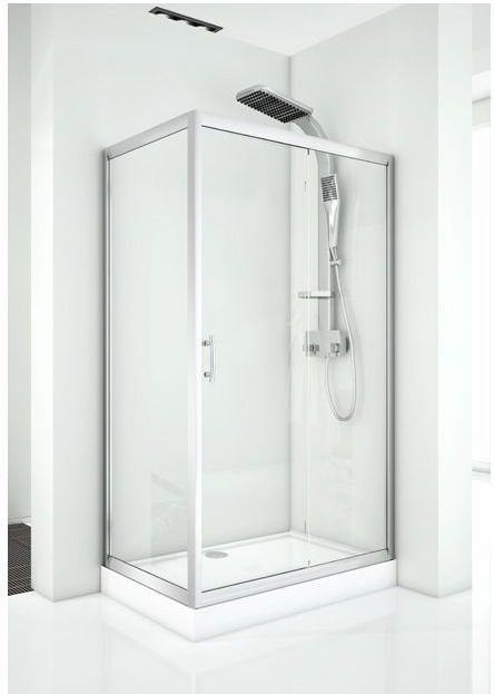 Приобрести aquanet душевое ограждение alfa naa1131 1600х800, прозрачное стекло