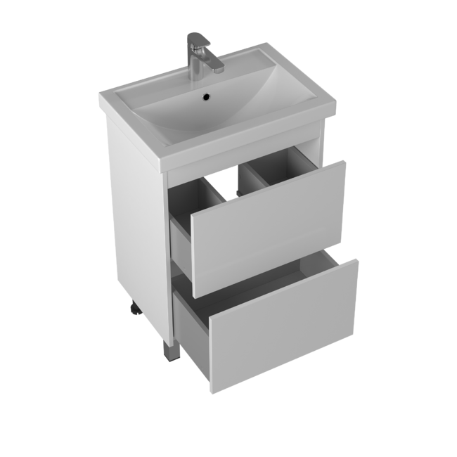 Приобрести briz тумба напольная ricci 60 см, белая, т8-60