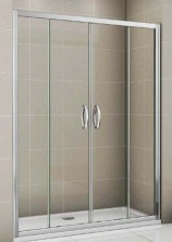 Дверь душевая Bas LATTE WTW-TD-150-C-WE 150 см