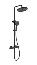 Душевая система с термостатом WONZON & WOGHAND NEO, Черный матовый (WW-B3035-A1-MB)