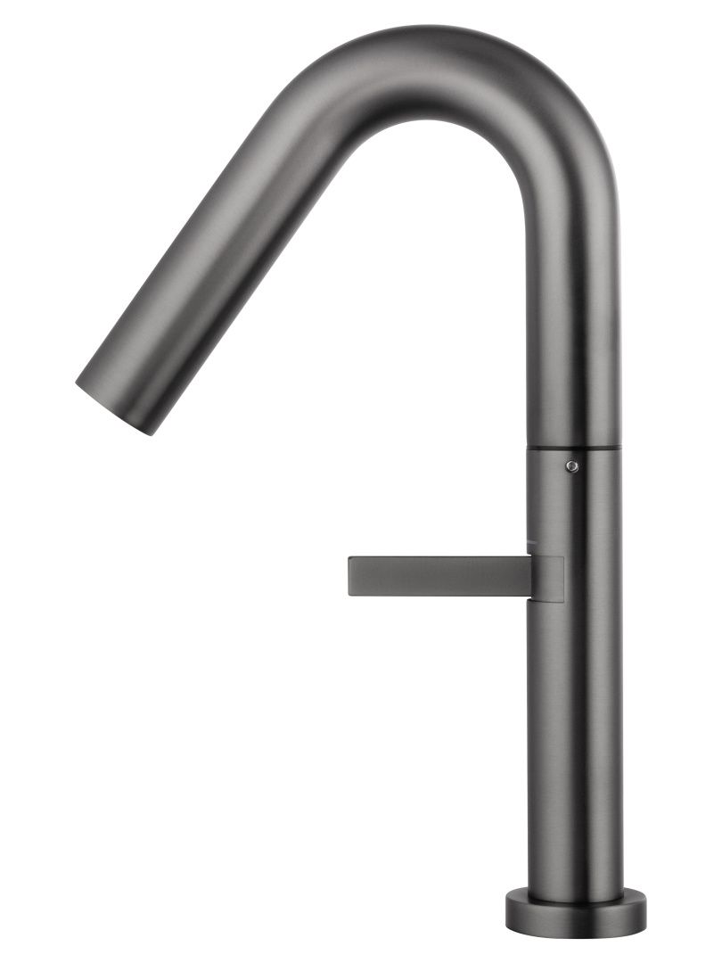 Приобрести смеситель для раковины высокий wonzon & woghand, темный графит (ww-6068-bgg)