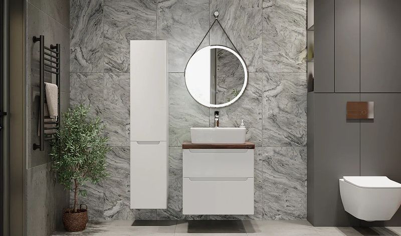 Приобрести jorno пенал подвесной wood 33 см, белый