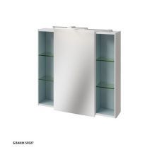 Caprigo Шкаф зеркальный ACCORD 80см, белый