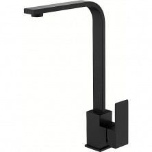 HAIBA Смеситель для кухни 356мм, черный матовый HB-70803-7