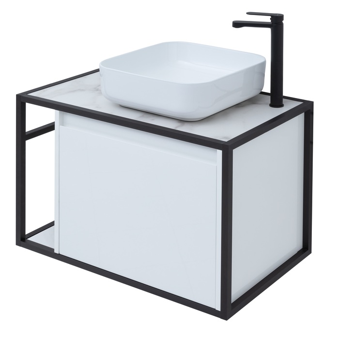 Приобрести aquanet тумба со столешницей nova lite loft 75 см,r белая