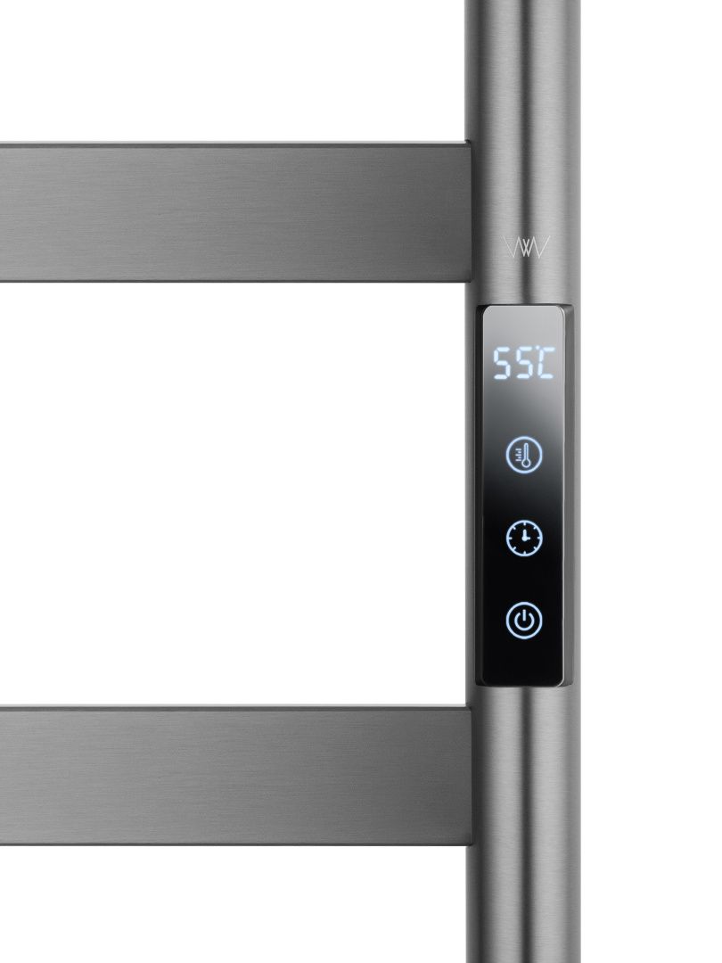 Приобрести полотенцесушитель электрический wonzon & woghand düsseldorf, темный графит (ww-a204-gm)