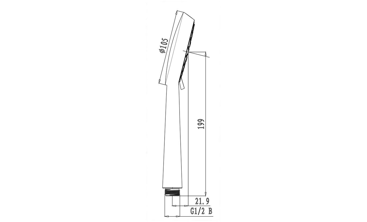 Приобрести lemark душевая лейка 3 режима 105мм, хром lm0913c