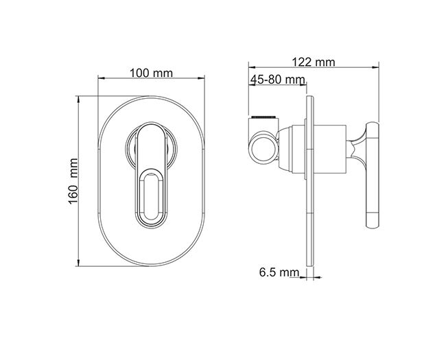 Приобрести wasserkraft смеситель для душа kammel 1851, хром