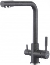 Savol Смеситель для кухни 342мм, черный гранит S-L1801H