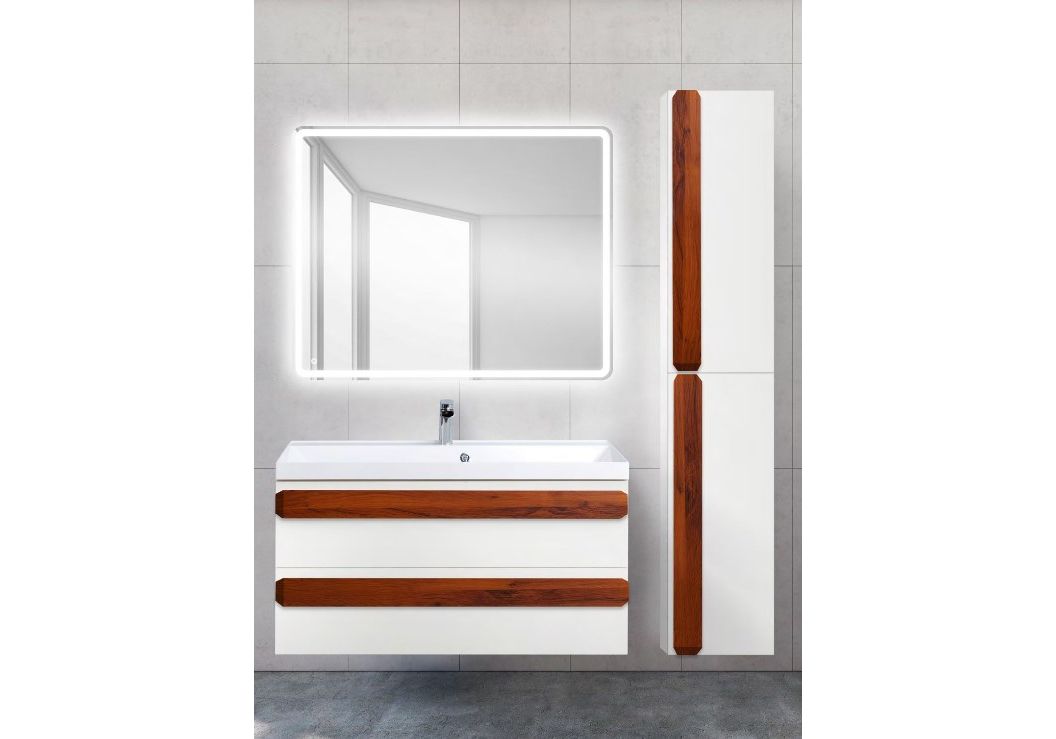 Приобрести пенал подвесной belbagno aurora-1600-2a-sc-bo-p-r 35 см, правый, bianco opaco