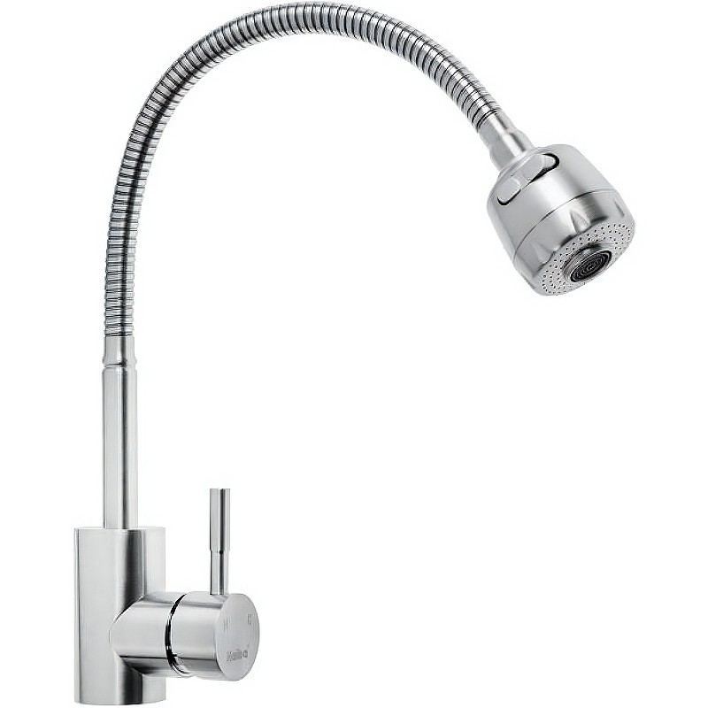 Приобрести haiba смеситель для кухни 365 мм, гибкий излив, нержавеющая сталь hb-73304