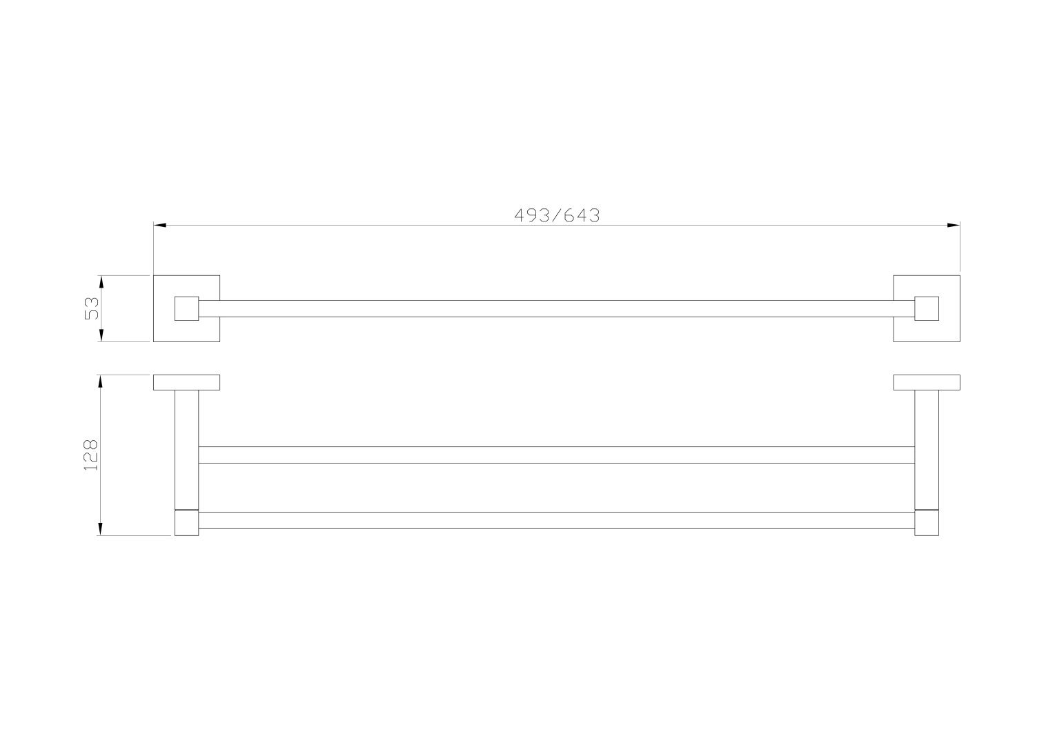 Приобрести полотенцедержатель двойной wonzon & woghand polo, хром (ww-8911)