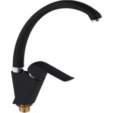 Gappo Смеситель для кухни G4150 с высоким изливом, черный/хром 87676