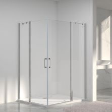 Vincea Душевое ограждение Orta 100х100 см, прозрачное, хром VSS-1O1010CL