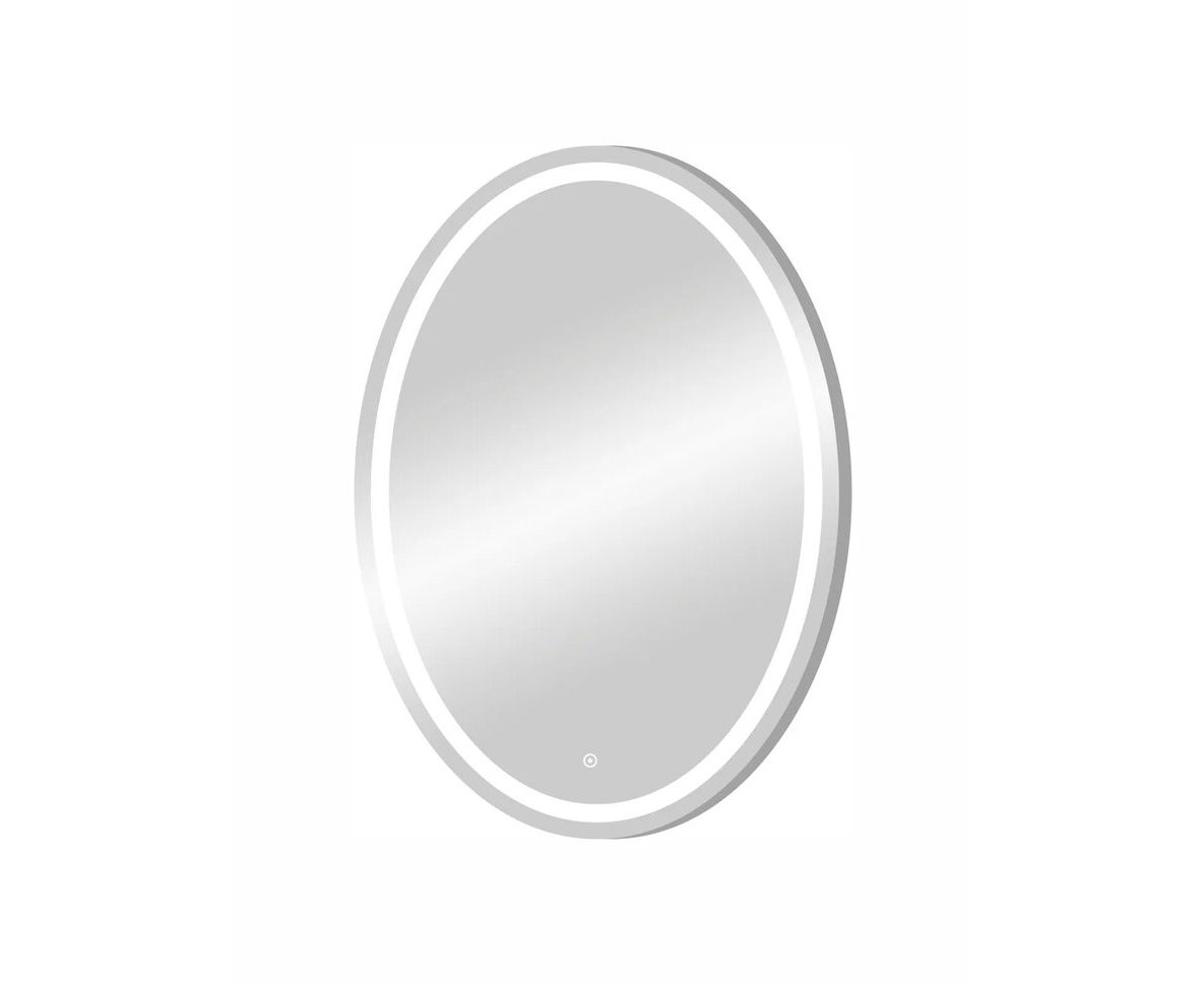 Приобрести continent зеркало с подсветкой verso 57х77 см, сенсорный включатель, белое