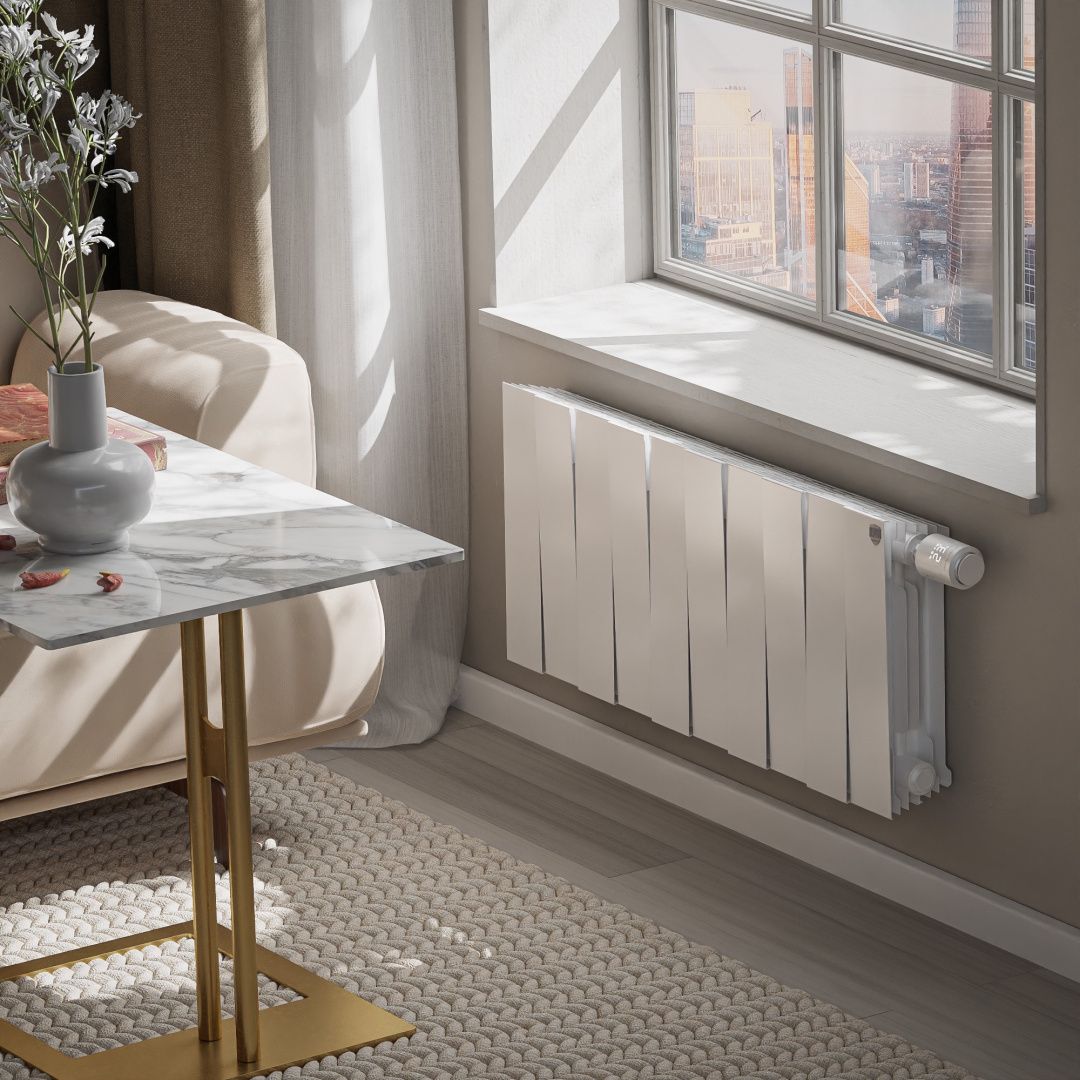 Приобрести royal thermo радиатор биметаллический pianoforte 300 /bianco traffico ( белый ) vdr - 10 секц.