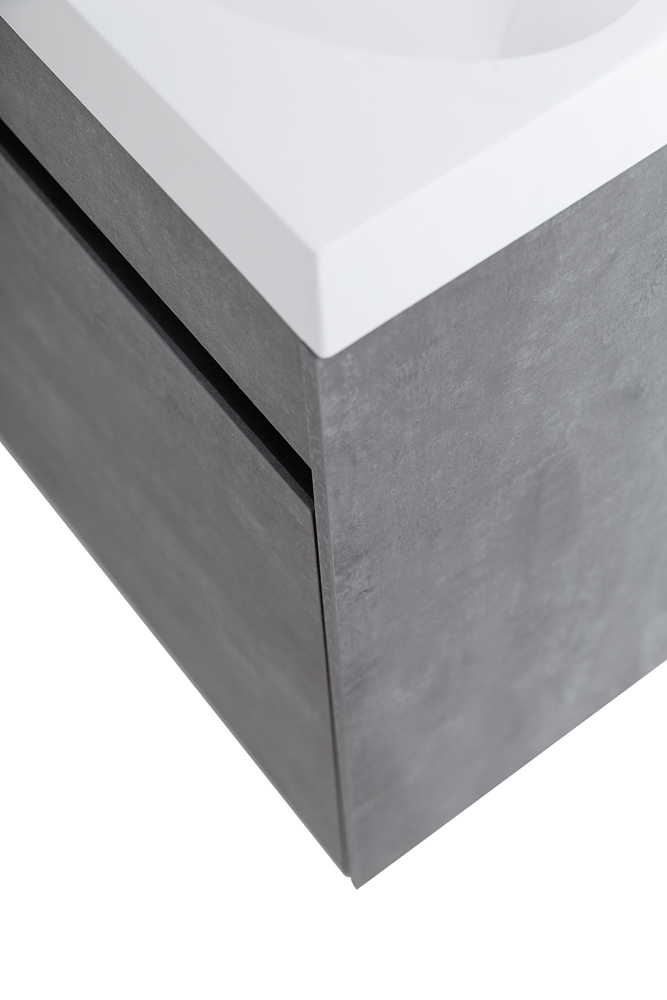 Приобрести belbagno тумба с раковиной pietra mini 46 см, подвесная с дверью 46-r stucco cemento, белая раковина