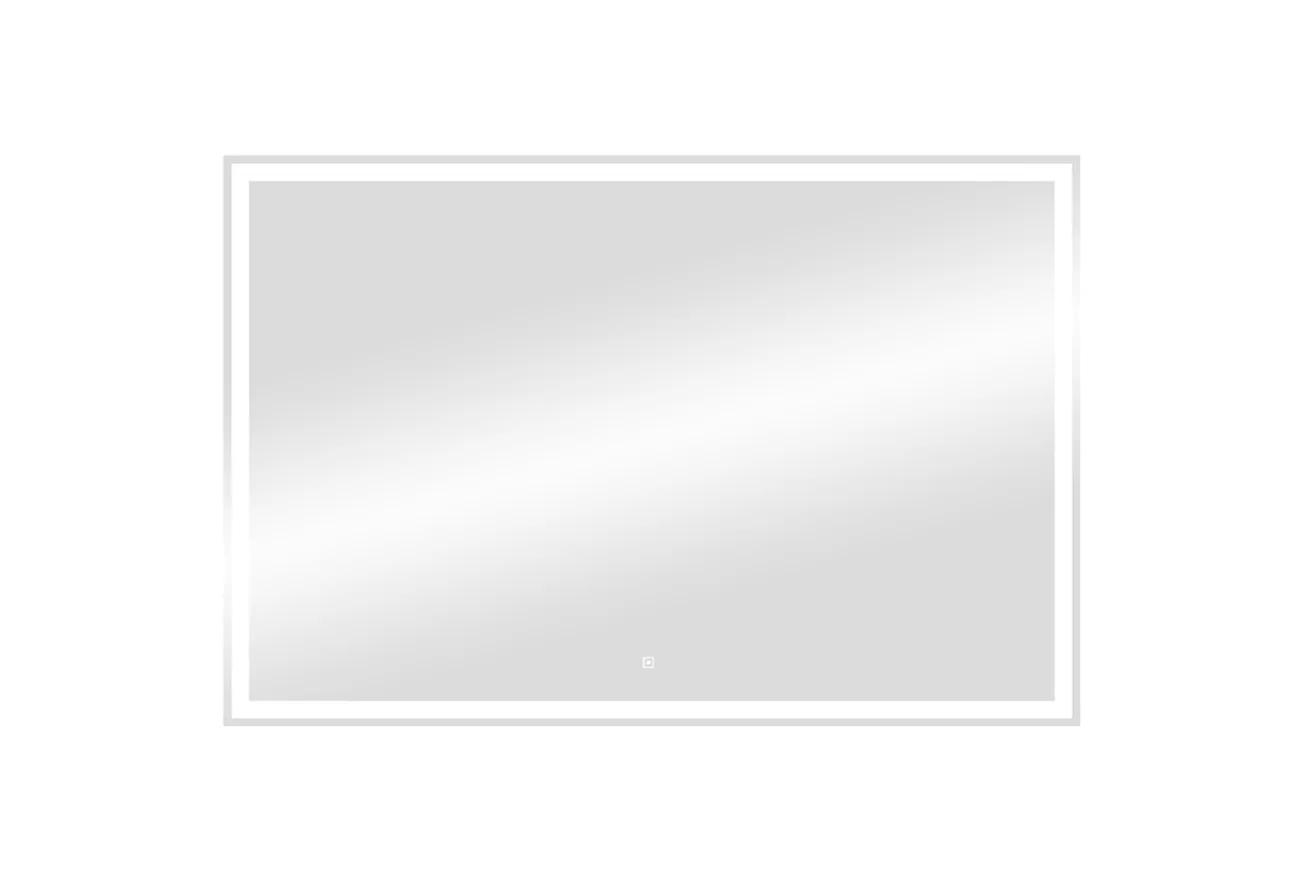 Приобрести continent зеркало с подсветкой mercury 100х70 см, белое