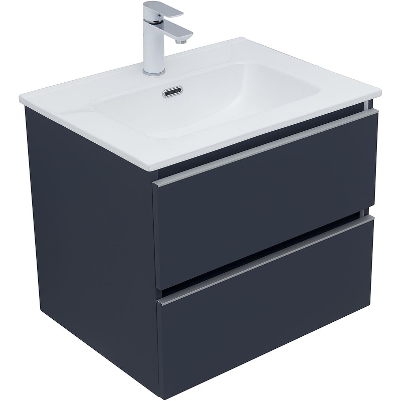 Приобрести aquanet тумба с раковиной вега 60 см, маренго