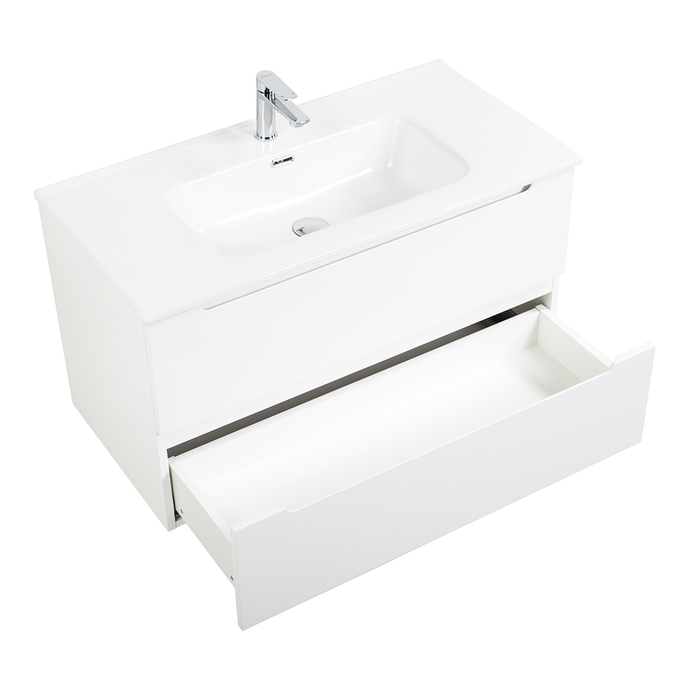 Приобрести belbagno тумба с раковиной etna 80 см, подвесная bianco opaco, белая раковина