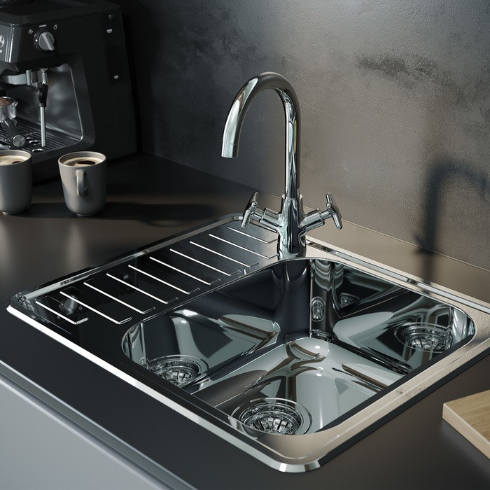 Приобрести iddis смеситель для кухни acros 303 мм, хром acrsb00i05