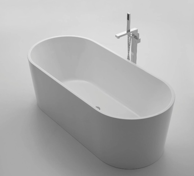 Приобрести ванна акриловая отдельностоящая belbagno 180x75 см, bb71-1800