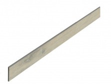 Плинтус Coliseumgres Brenta White, Battiscopa 7.2x90см, светло серый, натуральный, реттифицированный