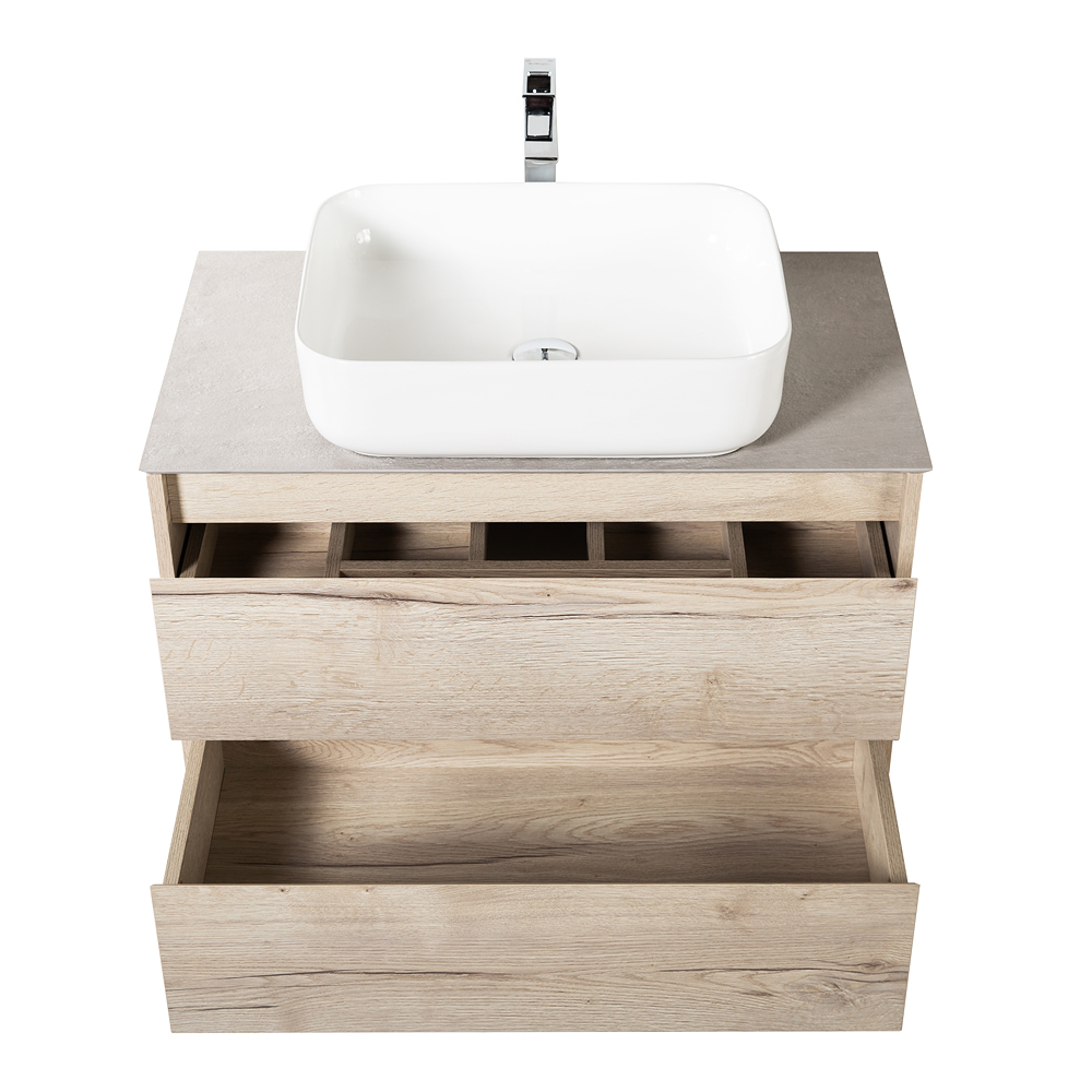 Приобрести belbagno тумба со столешницей kraft 80 см, подвесная rovere galifax bianco
